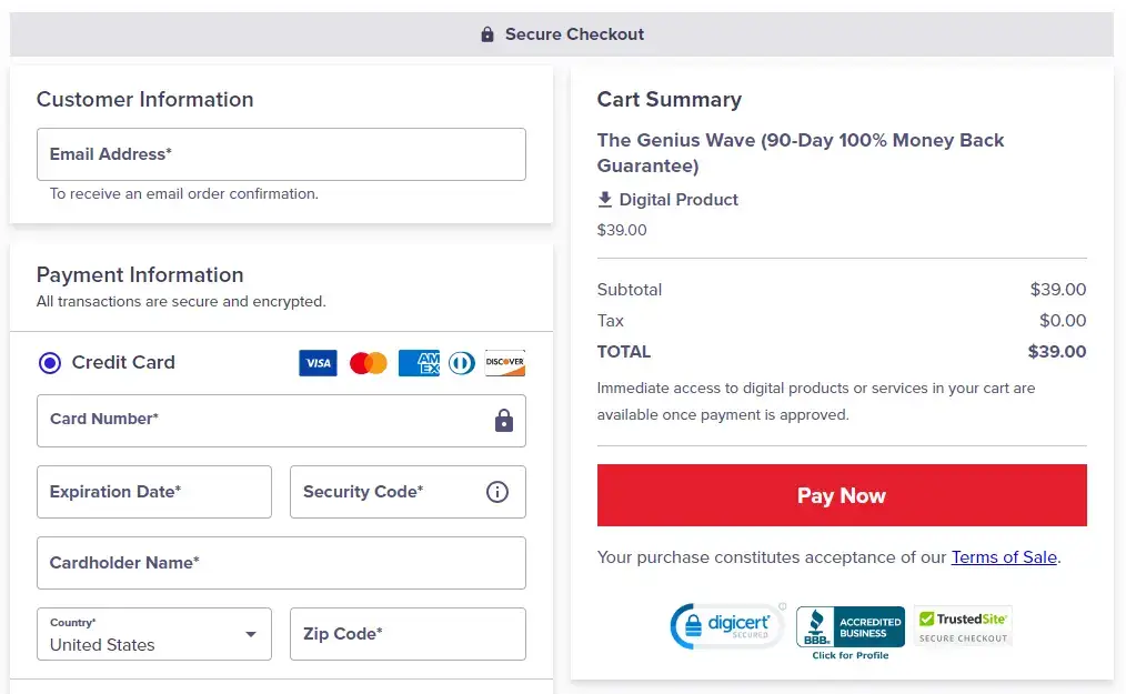 TheGeniusWave-checkout-page